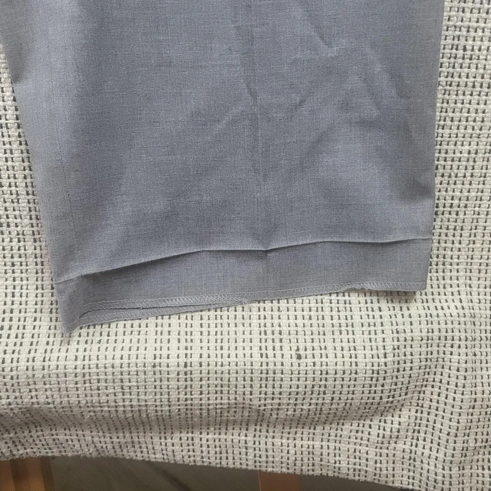 Banana Republic Pants Mens 38x32 Gray Tailored Dress Slacks‎ Flat Front Classic